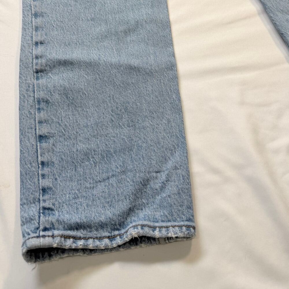 Abercrombie & Fitch The Dad High Rise Jeans Womens 26 Distressed Button Fly - Picture 9 of 13